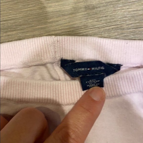 Tommy Hilfiger Kids Girl Knit Striped Cardigan Pink Leggings Outfit Size 2-3T - Picture 8 of 9